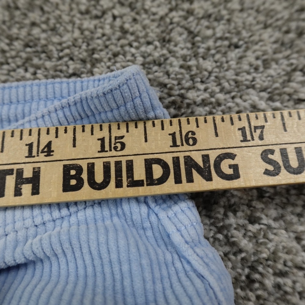 American Eagle Pants Womens 10 Blue Cargo High Rise Baggy Wide Leg Rave Stretch - Picture 8 of 16